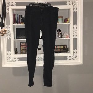 Black jeggings